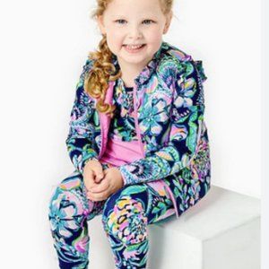 Lilly Pulitzer Girl's Amani Reversible Vest in Lilac Rose Size Large (8-10) NWT